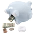 thumbnail image 4 of Baby Essentials My First Piggy Bank for Newborns, Infants and Toddlers in Blue, 4 of 6