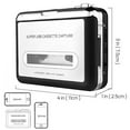 thumbnail image 2 of PANDA 6501 Portable Tape AM/FM Radio Retro Cassette Music Player 2 of 13