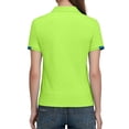 thumbnail image 4 of jobturf Golf Shirts for Women Dressy Casual Collared Work Blouses Comfy Loose Plus Size Basic Tees Trendy Color Block Summer Tops S-4XL, 4 of 6