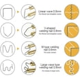 thumbnail image 4 of Soldadura de plástico, grapadora caliente para reparación de plástico, con 400 abrazaderas, grapadora de plástico para reparación de parachoques y carrocería, pistola de soldadura para, 4 of 5