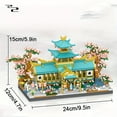 thumbnail image 4 of 2350 Pieces Retro Architectural Building Block Model Home DIY Assembly Building Block, 4 of 5