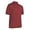 Dark Claret, variant on Monterey Club Men's Melange Jersey Performance Mock Shirt #1029 (Algiers Blue, Small)
