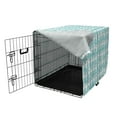 thumbnail image 3 of Sea Animals Dog Crate Cover, Seals with Faces Smiling Cheerful Theme, Easy to Use Pet Kennel Cover Small Dogs Puppies Kittens, 7 Sizes, Turquoise Pale Blue, by Ambesonne, 3 of 6