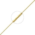 thumbnail image 3 of 10K Yellow Gold 1.1mm Solid Diamond Cut Franco Chain Necklace (22"), 3 of 4