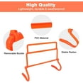 thumbnail image 3 of Lineslife Adjustable Agility Hurdles,4 Height Speed Training Hurdles, Portable Speed Training Equipment with Carry Bag for for Athletes,Kids,Soccer,Basketball, 3 of 15