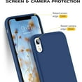 thumbnail image 3 of iPhone XR Case, iPhone 10 XR Case Slim Lightweight Smooth Liquid Silicone Soft Gel Rubber Microfiber Lining, 3 of 5