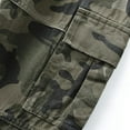 thumbnail image 7 of OSOLU Children Boys Cargo Pants Camo Joggers Casual Straight Leg Loose Fit Daily Wear Wide Leg Chic Classic Trousers, 7 of 7