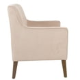 thumbnail image 2 of Homepop Davis Mid-Century Velvet Accent Chair -  Blush Pink, 2 of 8
