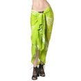 thumbnail image 4 of HAPPY BAY Women's Beachwear Summer Bikini Wraps Beach Wrap Swimwear Sarong Swim Cover up Skirt Bathing suit Swimsuit Pareo Coverups for Women One Size Shamrock, Floral, 4 of 4