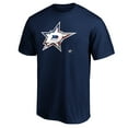 thumbnail image 2 of Men's Navy Dallas Stars Banner Wave Logo T-Shirt, 2 of 3
