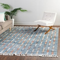 Unique Loom Aramis Collection Area Rug - Aras (12' Square Blue/Beige)