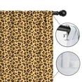 thumbnail image 4 of Blackout Kids Curtains,Yellow and Brown Of Cheetah Print Childrens Insulated Curtains Set Of 2,Bedroom Essentials,Toddler Room Decor 42"x54", 4 of 5