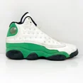 thumbnail image 1 of Ni - ke Ni - ke Boys Air Jordan 13 DB6536-113 White Basketball Shoes Sneakers Size 4Y, 1 of 5