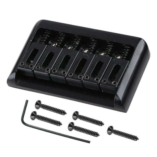 6 String Bass Guitar Bridge, Professional Metal Bridge with L Shape