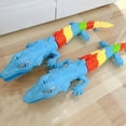 thumbnail image 4 of FZFLZDH 2pcs new rope electric universal Crocodile lizard Light up with music children's toy set (1 crocodile +1 lizard) random color rope without dry battery 46CM, 4 of 7