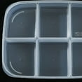 Divided Veggie Tray with Lid Vegetable Storage Square Appetizer Relish