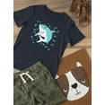 thumbnail image 3 of Grinning Shark Kids Art T-Shirt Toddler -Image by Shutterstock,  5 Toddler, 3 of 4