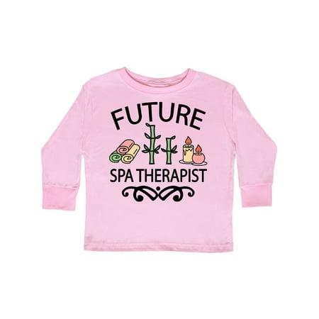 

Inktastic Future Spa Therapist Gift Toddler Toddler Girl Long Sleeve T-Shirt