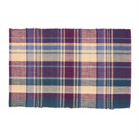 

Mr. MJs Trading AG-01261S-4 19 in. Ribbed Placemats Kargil - Set of 4