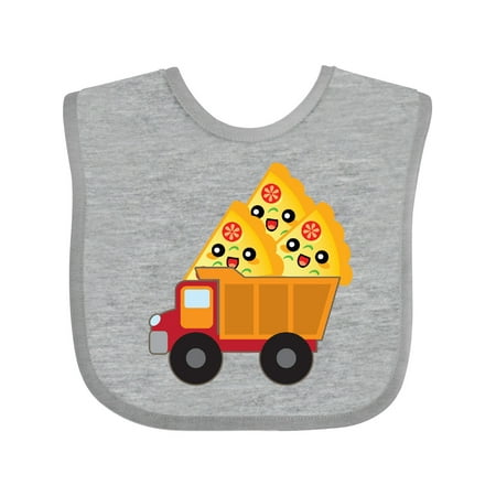 

Inktastic Pizza Lover Food Truck Funny Gift Baby Boy or Baby Girl Bib