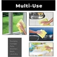 thumbnail image 5 of Smart Design Smart Cloth with Odorless Rayon Fibers - Non-Scratch and Ultra Absorbent - Dual Soft Sides - Cleaning, Dishes, Stains - Kitchen 11 x 8.5 Inch - Yellow, 5 of 7