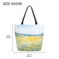 thumbnail image 5 of Large Canvas Bag 13.5x5.1x15 Inch Canvas Bag Shopping Canvas Bag Suitable For Outing Shopping Travel Out Of Large Capacity Storage Beautiful Grassland, 5 of 9