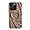 Brown, variant on 3D Pleated Heart Pattern Solid Color Personalized Phone Case Skin Feel Compatible with iPhone 11 Pro, Black