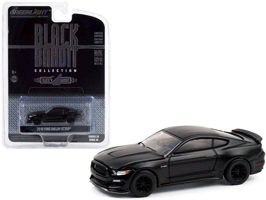 Greenlight 1:64 2016 Ford Mustang Shelby GT350 Black Bandit Series 24 28050-E 