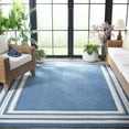 thumbnail image 3 of SAFAVIEH Cabana Henry Striped Indoor/Outdoor Area Rug, Light Blue/Ivory, 4'5" x 6'5", 3 of 13