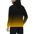 thumbnail image 4 of Donemore Men's Gradient-Tone Hooded Zipper Sweatshirt Jacket with Pockets, Lightweight Fleece Casual Outerwear, 4 of 5