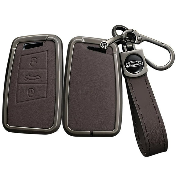 Fit for VW Key Fob Cover Smart Remote Car Key Case Shell Fit for Volkswagen Arteon Atlas Golf Alltrack Jetta GLI Passat