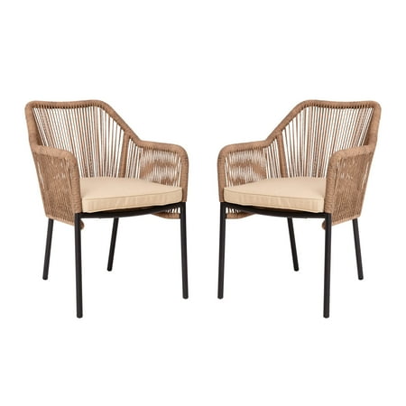 UPC: 0840196379036 | Flash Furniture Kallie Aluminum/Wicker Patio Club Chairs – Set of 2 – White