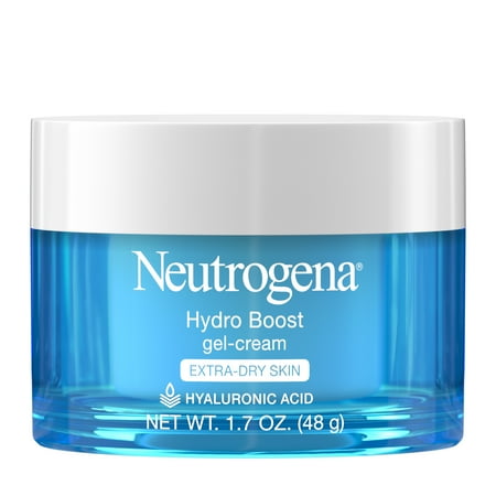 Neutrogena Hydro Boost Hyaluronic Acid Gel Face Moisturizer to hydrate and smooth extra-dry skin, 1.7 (Best Moisturizer And Spf)