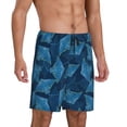 thumbnail image 2 of Sikiie Stingray Mens Pajama Shorts, Lightweight Lounge Pant with Pockets Soft Sleep Pj Shorts for Men4X-Large, 2 of 6