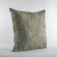 thumbnail image 3 of Plutus Patina Yarns Shiny Fabric With Twig Pattern Luxury Throw Pillow - Double sided 16" x 16", 3 of 5