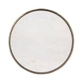 thumbnail image 4 of Butler Specialty Switlania White Marble & Gold Aluminum  Contemporary Side Table, 4 of 9