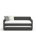thumbnail image 4 of Piatta Twin Daybed with Roll-Out Trundle in Grey, 4 of 9