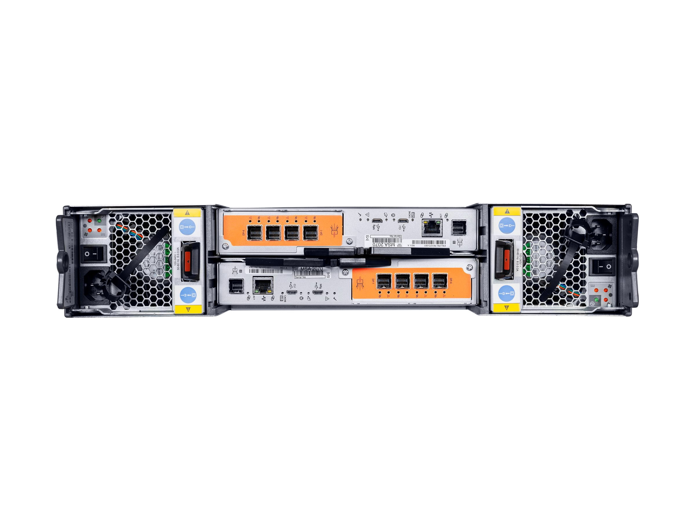 HPE Modular Smart Array 2070 12Gb SAS SFF Storage - 7th Generation - solid state / hard drive array - 0 TB - 24 bays (SAS-3) - SAS 12Gb/s (external) - rack-mountable - 2U
