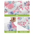 thumbnail image 4 of Pink Watercolor Floral Bar Stool Covers Set of 6, Spring Flower Abstract Art Stretch Washable Bar Chair Covers with Backs, Removable Pub Counter Height Chair Cover for Kitchen Dining Room Cafe, 4 of 7