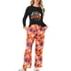 thumbnail image 4 of INSPIRAR CHIC Halloween Conjunto de Pijamas Familiares a Juego con Impresión de Calabaza de Manga Larga y Pantalones Naranja para Hombres, 4 of 5