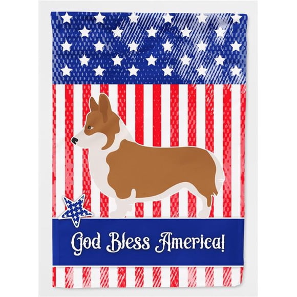 Pembroke Welsh Corgi Drapeau Américain Jardin Taille BB8401GF