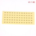 thumbnail image 1 of Waterproof Number 1-60/ 61-120/121-180 Label Sticker for Nail P A1, 1 of 5
