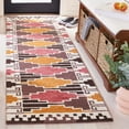 thumbnail image 2 of SAFAVIEH Rodeo Drive jordan Geometric Runner Rug, Black/Rust, 2'3" x 8', 2 of 8