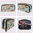 thumbnail image 3 of PhooArto Pencil Case, Capybaras Flower Patterns Large Capacity Pencil Pouch Stationery Pen Bag, 3 of 7