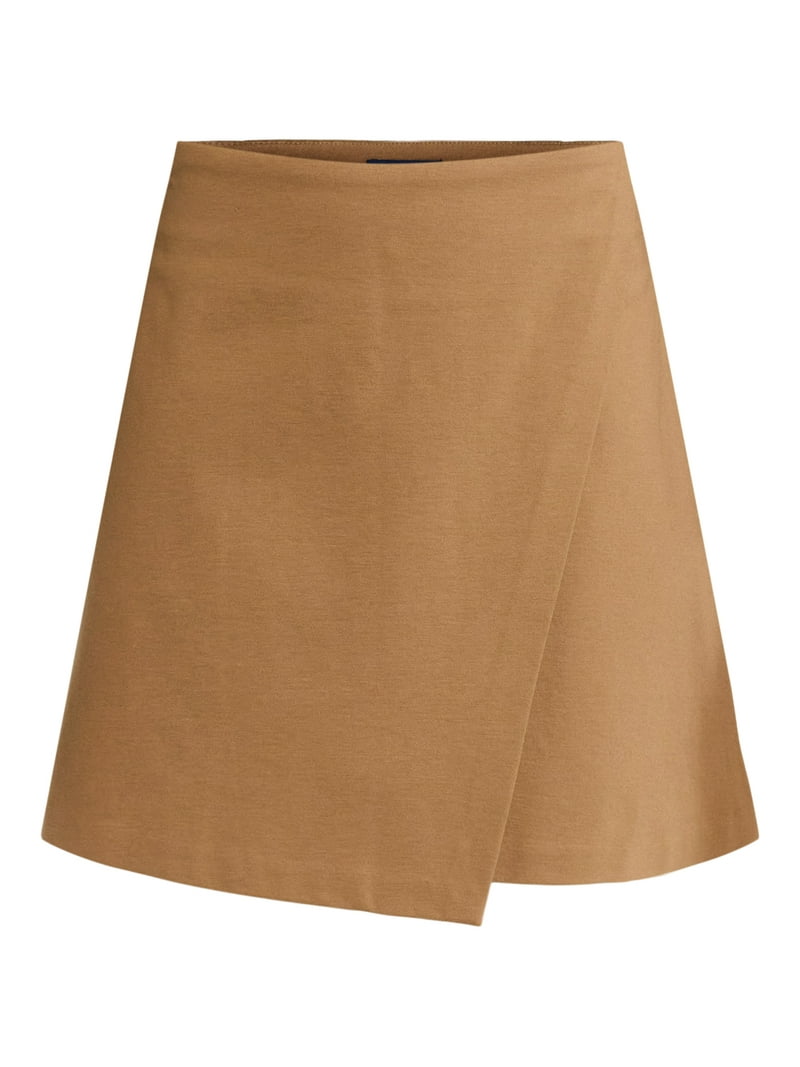 Graphpaper COMPACT PONTE WRAP SKIRT キャメル graphpaper(グラフペーパー)コンパクトポンチラップロング