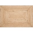 thumbnail image 1 of Natural Fiber Collection 2' x 3' Natural Handmade Farmhouse Premium Jute Accent Rug (0001), 1 of 3