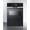 black, variant on 24" Wide Gas Wall Oven, White