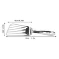 thumbnail image 3 of Durable 304 Stainless Steel Slotted Turner - Ergonomic Design for Comfortable Grip - Ideal for Steaks, Burgers, Fish - Kitchen Cooking Tool, 3 of 9