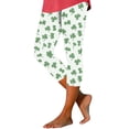 thumbnail image 5 of Neewe Capri Leggings for Women St. Patrick's Day High Waisted Capri Leggings for Women Tummy Control Yoga Pants Women, 5 of 5