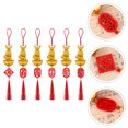 thumbnail image 4 of Oraceous 6Pcs Chinese New Year Pendant Household Bonsai Hanging Decoration Festival Supplies Mixed Style, 4 of 10